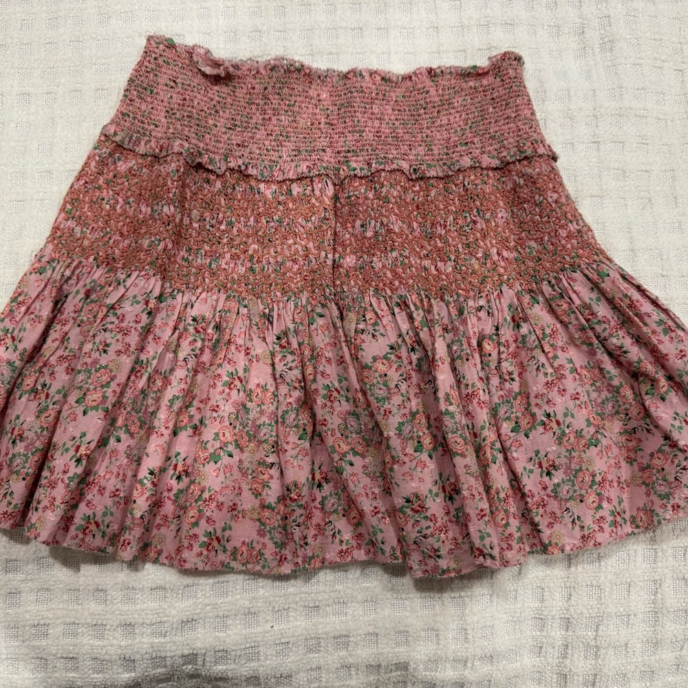 🎀 $10 or 3 / $25 🛍️ Boutique Floral, Tiered, Ruffle, A-line Mini-Skirt, M - NEW!